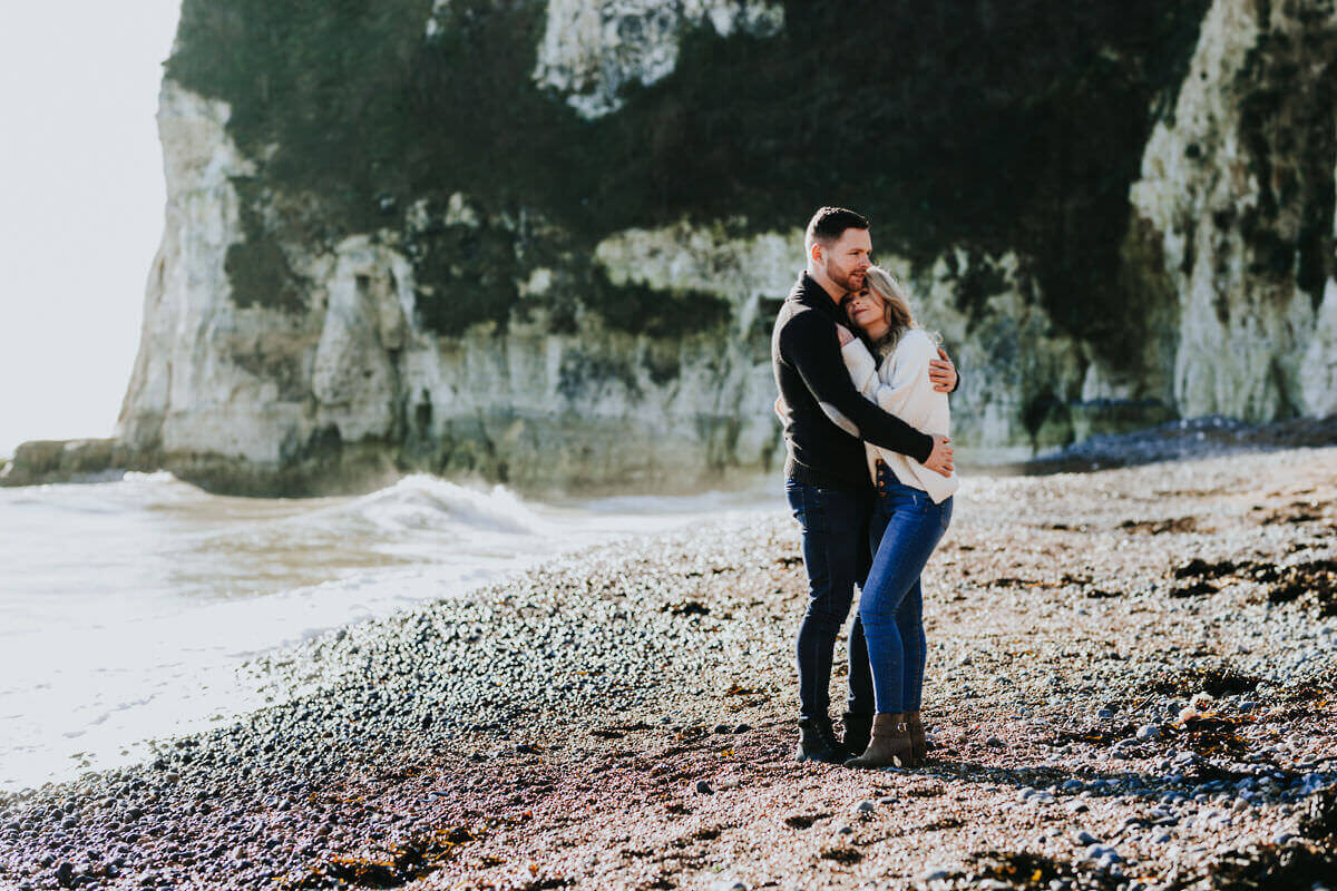 St Margaret's Bay Dover Engagement Photography